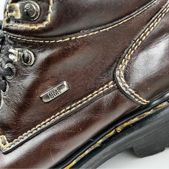 Vintage Dr. Martens Dark Brown Leather Ankle Boots size 7 - Picture 5 of 16